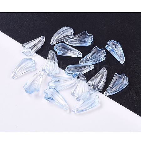 Transparent Glass Pendants GLAA-L027-H06-1