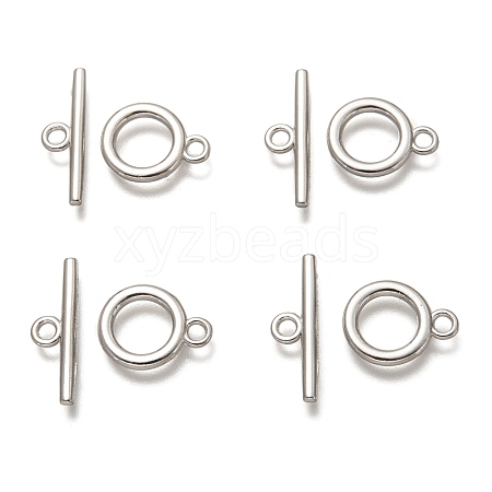 Alloy Toggle Clasps TIBE-EA774Y-P-NR-1