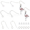 GOMAKERER 6 Pairs 3 Style 925 Sterling Silver Earring Hooks FIND-GO0001-70-1