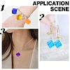 36Pcs 9 Colors Transparent Resin Pendants RESI-CJ0002-75-7