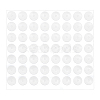 200Pcs Large Silicone Mats for Epoxy Resin Jewelry Crafts AJEW-AN0007-37-1