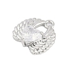 Brass Micro Pave Cubic Zirconia Charms LS-ZIRC-P122-01B-P01-2