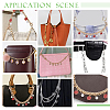 Fruit Alloy Enamel Pendant Decorative Purse Chains AJEW-AB00101-6