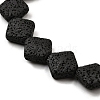 Dyed Natural Lava Rock Beads Strands G-A264-A03-01B-3