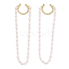Brass Cuff Earrings EJEW-JE04356-2