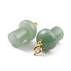 Natural Green Aventurine Pendants G-M380-C09-P-3