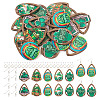 Saint Patrick's Day DIY Wood Teardrop Earring Making Kit DIY-TA0009-12-1