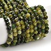 Natural Green Jade Beads Strands G-B107-A08-06-2