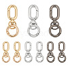 9Pcs 3 Colors Alloy Swivel Clasps HJEW-ME00045-1