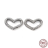 925 Sterling Silver Spring Gate Rings STER-D036-04AS-4