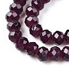 Baking Paint Imitation Jade Glass Bead Strands X-DGLA-A034-J4MM-A02-3
