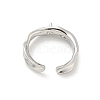 Brass Open Cuff Ring Settings KK-G518-08P-03-3