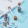 Glass Jar Bead Containers X-CON-Q004-4