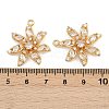 Brass Micro Pave Cubic Zirconia Pendants KK-F910-13G-3