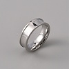 201 Stainless Steel Grooved Finger Ring Settings LS-STAS-WH0027-27B-P-1