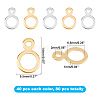 Unicraftale 304 Stainless Steel Hanger Rings STAS-UN0010-75-2