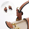 ANATTASOUL 1 Pair Imitation Leather Undamaged Bag Alloy D Ring Connector FIND-AN0001-14-6