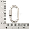 304 Stainless Steel Screw Carabiner Lock Charms STAS-C092-09B-P-3