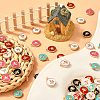 60Pcs 6 Colors Alloy Enamel Pendants ENAM-CJ0002-49-5