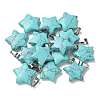 Synthetic Turquoise Pendants G-B127-12P-09-1