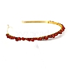 Natural Red Jasper  Hair Bands PW-WGC1C33-36-1