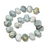 Natural Flower Amazonite Beads Strands G-H078-B09-01-3