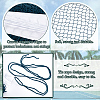 2Pcs 2 Colors Portable Polyester Badminton Net AJEW-NB0006-65-4
