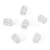 6Pcs 925 Sterling Silver Hollow Initial Beads STER-TA0001-53B-2