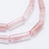 Cherry Quartz Glass Beads Strands G-K260-07B-1