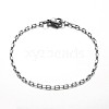 Tarnish Resistant 316 Surgical Stainless Steel Box Chain Bracelets X-BJEW-JB01865-7