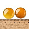 Natural Yellow Agate Cabochons G-E492-I-01-3