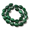 Synthetic Malachite Beads Strands G-P561-B07-01-3