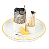 Porcelain Candle Holders AJEW-WH0481-303-1