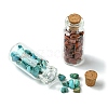 Transparent Glass Wishing Bottle Decoration AJEW-JD00010-5