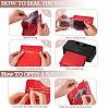 10Pcs BOPP and Aluminized PET and PE Resealable Coffee Zipper Bags with Valve ABAG-TA0001-93B-4