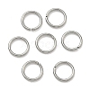 Tarnish Resistant 304 Stainless Steel Open Jump Rings X-STAS-M008-04A-1