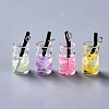 Glass Bottle Pendants X-GLAA-S181-11-1