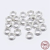 925 Sterling Silver Split Jump Rings STER-F036-01S-1x8mm-3