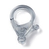 Transparent Plastic Lobster CLaw Clasps KY-H005-A04-3