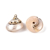 Natural Sea Shell Pendants SSHEL-N038-59-2