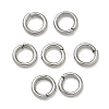 Tarnish Resistant 304 Stainless Steel Open Jump Rings STAS-Q186-02-4x0.7mm-1