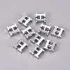 Alloy Slide Charms LS-PALLOY-WH0066-21H-2