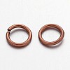 Brass Open Jump Rings Y-JRC7MM-R-2