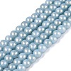 Baking Paint Glass Pearl Beads Strands DGLA-ZX001-05B-16-1