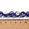 Handmade Dichroic Foil Glass Beads Strands DICH-U001-10B-4