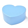 Heart Plastic Jewelry Boxes OBOX-F006-09C-1