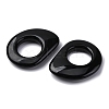 Natural Black Obsidian Linking Rings G-U024-01-2