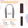 6 Bags 6 Colors PU Leather Bag Handles PURS-NB0001-03-2