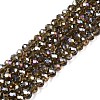 Electroplate Glass Beads Strands EGLA-A034-T10mm-B19-1