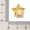 Rack Plating 
Brass Micro Pave Cubic Zirconia Pendants KK-I722-05G-O-3